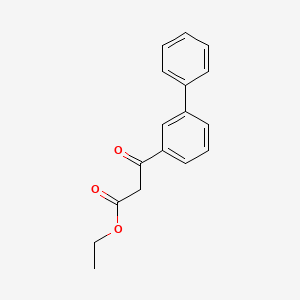 3-Biphenyl-3-yl-3-oxopropionic acid ethyl ester