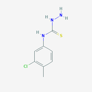 molecular formula C8H10ClN3S B1585917 N-(3-Chloro-4-methylphenyl)hydrazinecarbothioamide CAS No. 78862-75-6