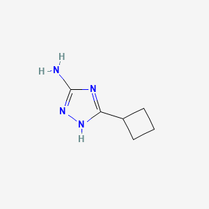 molecular formula C6H10N4 B1585918 5-cyclobutyl-1H-1,2,4-triazol-3-amine CAS No. 496057-24-0