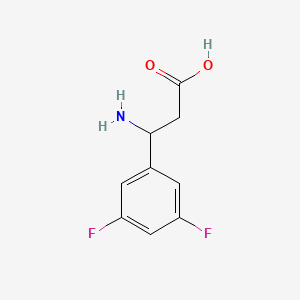 molecular formula C9H9F2NO2 B1585924 3-氨基-3-(3,5-二氟苯基)丙酸 CAS No. 682804-73-5