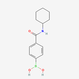 (4-(Cyclohexylcarbamoyl)phenyl)boronic acid