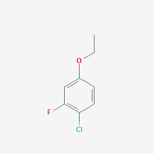 molecular formula C8H8ClFO B1585929 4-氯-3-氟苯乙醚 CAS No. 289039-33-4