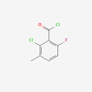 molecular formula C8H5Cl2FO B1585930 2-Chloro-6-fluoro-3-methylbenzoyl chloride CAS No. 261762-82-7