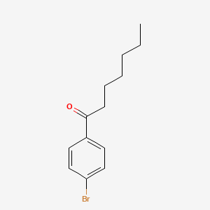 molecular formula C13H17BrO B1585937 1-(4-Bromophenyl)heptan-1-one CAS No. 99474-02-9