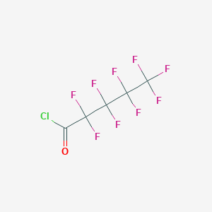 molecular formula C5ClF9O B1585938 Nonafluoropentanoyl chloride CAS No. 375-60-0