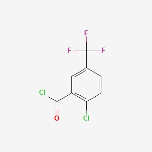 molecular formula C8H3Cl2F3O B1585943 2-Chloro-5-(trifluoromethyl)benzoyl chloride CAS No. 657-05-6
