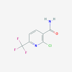 molecular formula C7H4ClF3N2O B1585944 2-Chloro-6-(trifluoromethyl)nicotinamide CAS No. 386704-05-8