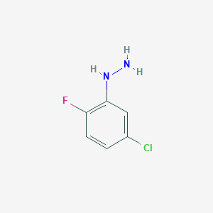 molecular formula C6H6ClFN2 B1585947 (5-Chloro-2-fluorophenyl)hydrazine CAS No. 396074-99-0