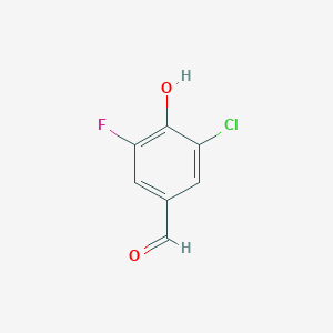 molecular formula C7H4ClFO2 B1585950 3-Chloro-5-fluoro-4-hydroxybenzaldehyde CAS No. 870704-13-5
