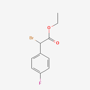 molecular formula C10H10BrFO2 B1585951 Ethyl 2-bromo-2-(4-fluorophenyl)acetate CAS No. 712-52-7