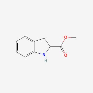 molecular formula C10H11NO2 B1585952 Methyl indoline-2-carboxylate CAS No. 96056-64-3