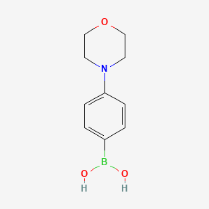 molecular formula C10H14BNO3 B1585960 4-Morpholinophenylboronic acid CAS No. 186498-02-2
