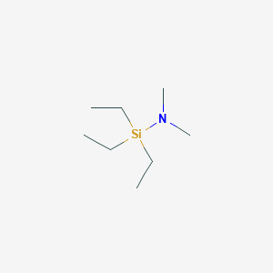 molecular formula C8H21NSi B1585966 (N,N-Dimethylamino)triethylsilane CAS No. 3550-35-4