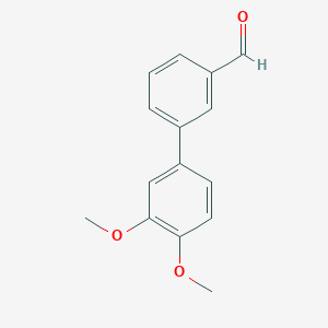 molecular formula C15H14O3 B1585967 3-(3,4-Dimethoxyphenyl)benzaldehyde CAS No. 676348-36-0