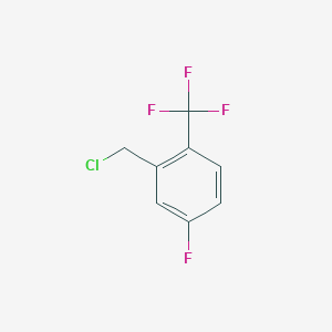 molecular formula C8H5ClF4 B1585968 2-Trifluoromethyl-5-fluorobenzyl chloride CAS No. 832113-94-7