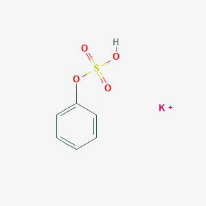 molecular formula C6H6KO4S+ B158597 Potassium phenyl sulfate CAS No. 1733-88-6