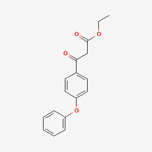 molecular formula C17H16O4 B1585976 Ethyl 3-oxo-3-(4-phenoxyphenyl)propanoate CAS No. 59447-12-0