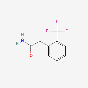molecular formula C9H8F3NO B1585979 2-(Trifluoromethyl)phenylacetamide CAS No. 34779-65-2