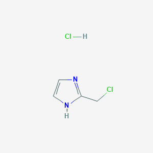 molecular formula C4H6Cl2N2 B1585981 2-(chloromethyl)-1H-imidazole Hydrochloride CAS No. 71670-77-4