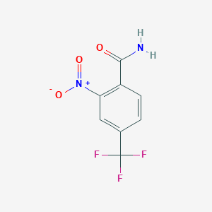 molecular formula C8H5F3N2O3 B1585987 2-Nitro-4-(trifluoromethyl)benzamide CAS No. 22227-55-0