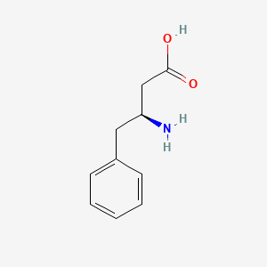 molecular formula C10H13NO2 B1585991 (3S)-3-amino-4-phenylbutanoic acid CAS No. 26250-87-3