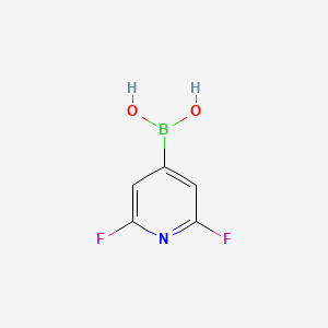 molecular formula C5H4BF2NO2 B1585997 2,6-Difluoropyridine-4-boronic acid CAS No. 401816-16-8