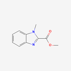 molecular formula C10H10N2O2 B1586004 methyl 1-methyl-1H-benzo[d]imidazole-2-carboxylate CAS No. 2849-92-5
