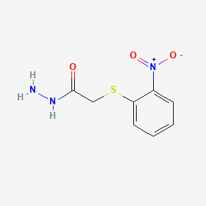molecular formula C8H9N3O3S B1586005 2-[(2-Nitrophenyl)thio]ethanohydrazide CAS No. 4871-40-3
