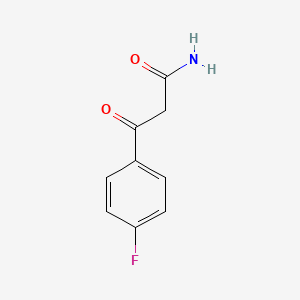molecular formula C9H8FNO2 B1586006 3-(4-Fluorophenyl)-3-oxopropanamide CAS No. 671188-82-2