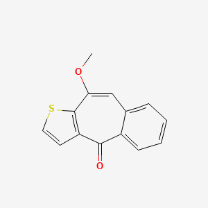 molecular formula C14H10O2S B1586009 10-Methoxy-4H-benzo[4,5]cyclohepta[1,2-b]thiophen-4-one CAS No. 59743-84-9