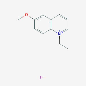 molecular formula C12H14INO B1586010 6-Methoxy-N-ethylquinolinium iodide CAS No. 34373-76-7