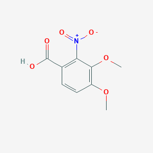 molecular formula C9H9NO6 B1586015 3,4-Dimethoxy-2-nitrobenzoic acid CAS No. 79025-28-8