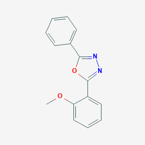 molecular formula C15H12N2O2 B158602 2-(2-Methoxyphenyl)-5-phenyl-1,3,4-oxadiazole CAS No. 1874-42-6