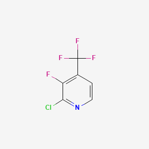 molecular formula C6H2ClF4N B1586022 2-Chloro-3-fluoro-4-(trifluoromethyl)pyridine CAS No. 628692-22-8