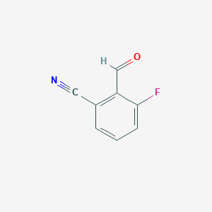 molecular formula C8H4FNO B1586023 3-Fluoro-2-formylbenzonitrile CAS No. 887266-95-7
