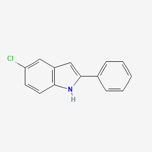 molecular formula C14H10ClN B1586030 5-chloro-2-phenyl-1H-indole CAS No. 23746-76-1