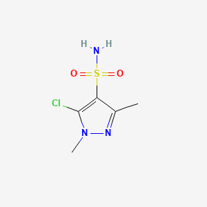 molecular formula C5H8ClN3O2S B1586031 5-Chloro-1,3-Dimethyl-1H-Pyrazole-4-Sulfonamide CAS No. 88398-46-3