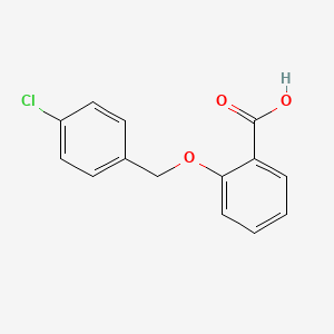 molecular formula C14H11ClO3 B1586036 2-((4-Chlorobenzyl)oxy)benzoic acid CAS No. 52803-69-7
