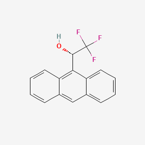 molecular formula C16H11F3O B1586039 (S)-1-(anthracen-9-yl)-2,2,2-trifluoroethanol CAS No. 60646-30-2