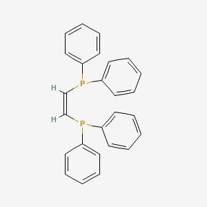 molecular formula C26H22P2 B1586061 cis-1,2-Bis(diphenylphosphino)ethylene CAS No. 983-80-2