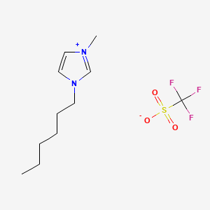 molecular formula C11H19F3N2O3S B1586063 1-己基-3-甲基咪唑三氟甲磺酸盐 CAS No. 460345-16-8