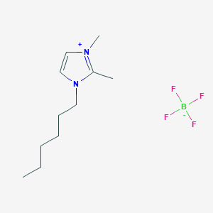 molecular formula C11H21BF4N2 B1586064 1-Hexyl-2,3-dimethylimidazolium tetrafluoroborate CAS No. 384347-21-1