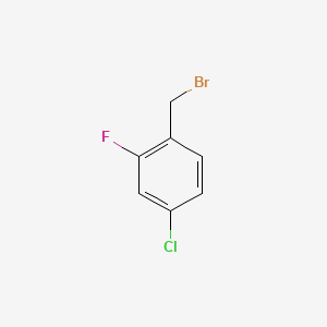 molecular formula C7H5BrClF B1586071 4-氯-2-氟苄基溴 CAS No. 71916-82-0