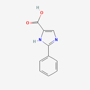 molecular formula C10H10N2O3 B1586077 2-苯基-1H-咪唑-4-羧酸 CAS No. 77498-98-7