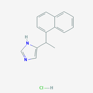 molecular formula C15H15ClN2 B158608 4-(1-(1-Naphthyl)ethyl)imidazole CAS No. 137967-81-8
