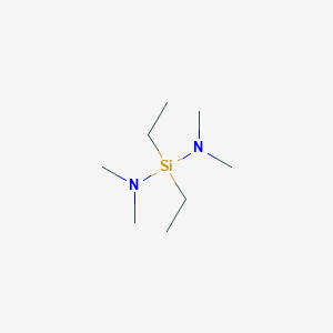 molecular formula C8H22N2Si B1586080 Bis(dimethylamino)diethylsilane CAS No. 33287-52-4