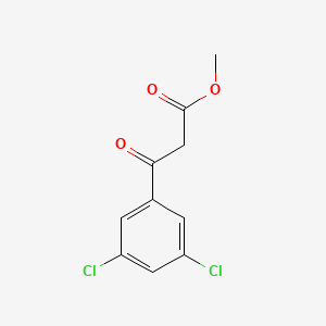 molecular formula C10H8Cl2O3 B1586082 3-(3,5-二氯苯基)-3-氧代丙酸甲酯 CAS No. 677326-68-0