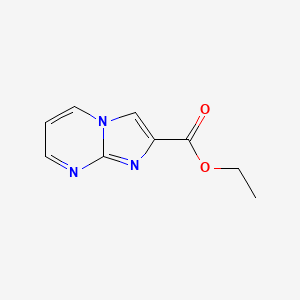 molecular formula C9H9N3O2 B1586087 咪唑并[1,2-a]嘧啶-2-羧酸乙酯 CAS No. 64951-06-0