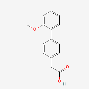 molecular formula C15H14O3 B1586088 (2'-甲氧基联苯基-4-基)-乙酸 CAS No. 5181-11-3