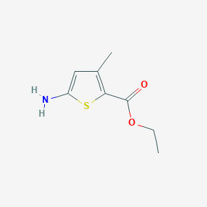 molecular formula C8H11NO2S B1586094 Ethyl 5-amino-3-methylthiophene-2-carboxylate CAS No. 88796-28-5